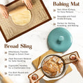ABIOTO Artisan+ Sourdough Combo Kit with Proofing Baskets, 34oz Starter Jar, Baking Mat, Slings & Bread Tools - Abioto Baking