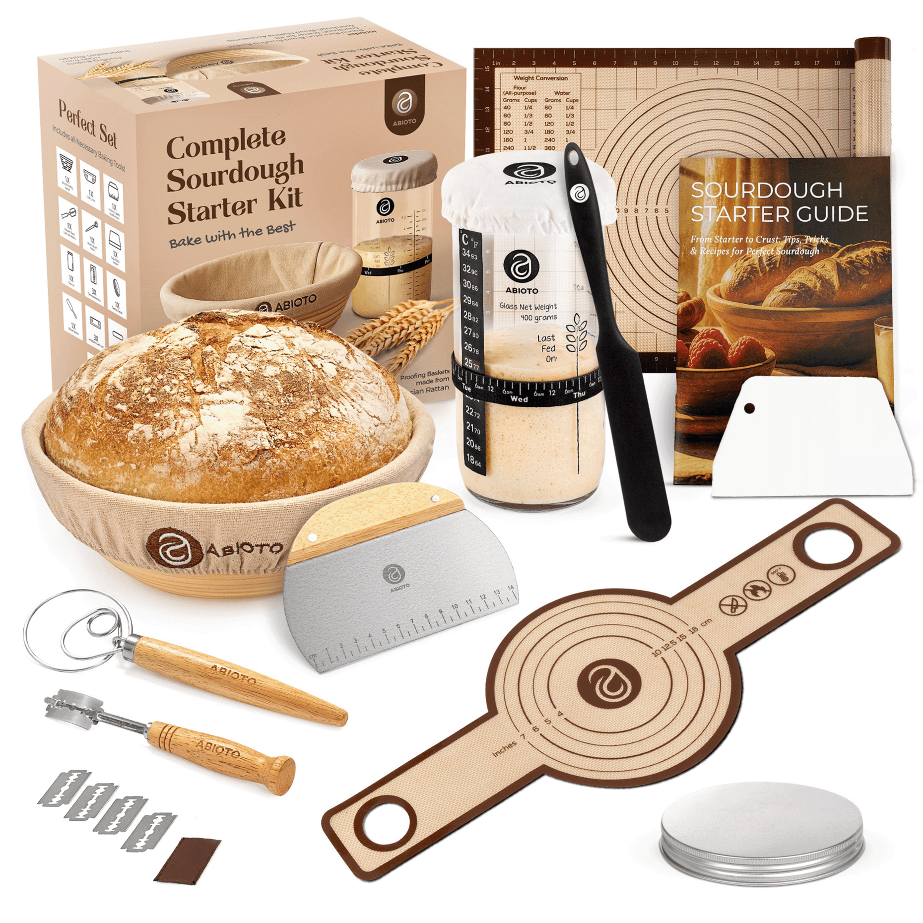Complete Sourdough Starter Kit (Combo Kit Starter)