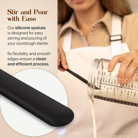 ABIOTO Artisan+ Sourdough Combo Kit with Proofing Baskets, 34oz Starter Jar, Baking Mat, Slings & Bread Tools - Abioto Baking