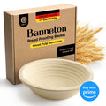 Wood Pulp Bread Proofing Basket - Perfect for Sourdough with No - Stick Design - Abioto Baking