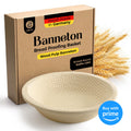 Wood Pulp Bread Proofing Basket - Perfect for Sourdough with No - Stick Design - Abioto Baking