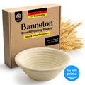 Wood Pulp Bread Proofing Basket - Perfect for Sourdough with No - Stick Design - Abioto Baking